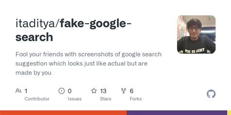 fake google search maker|GitHub .